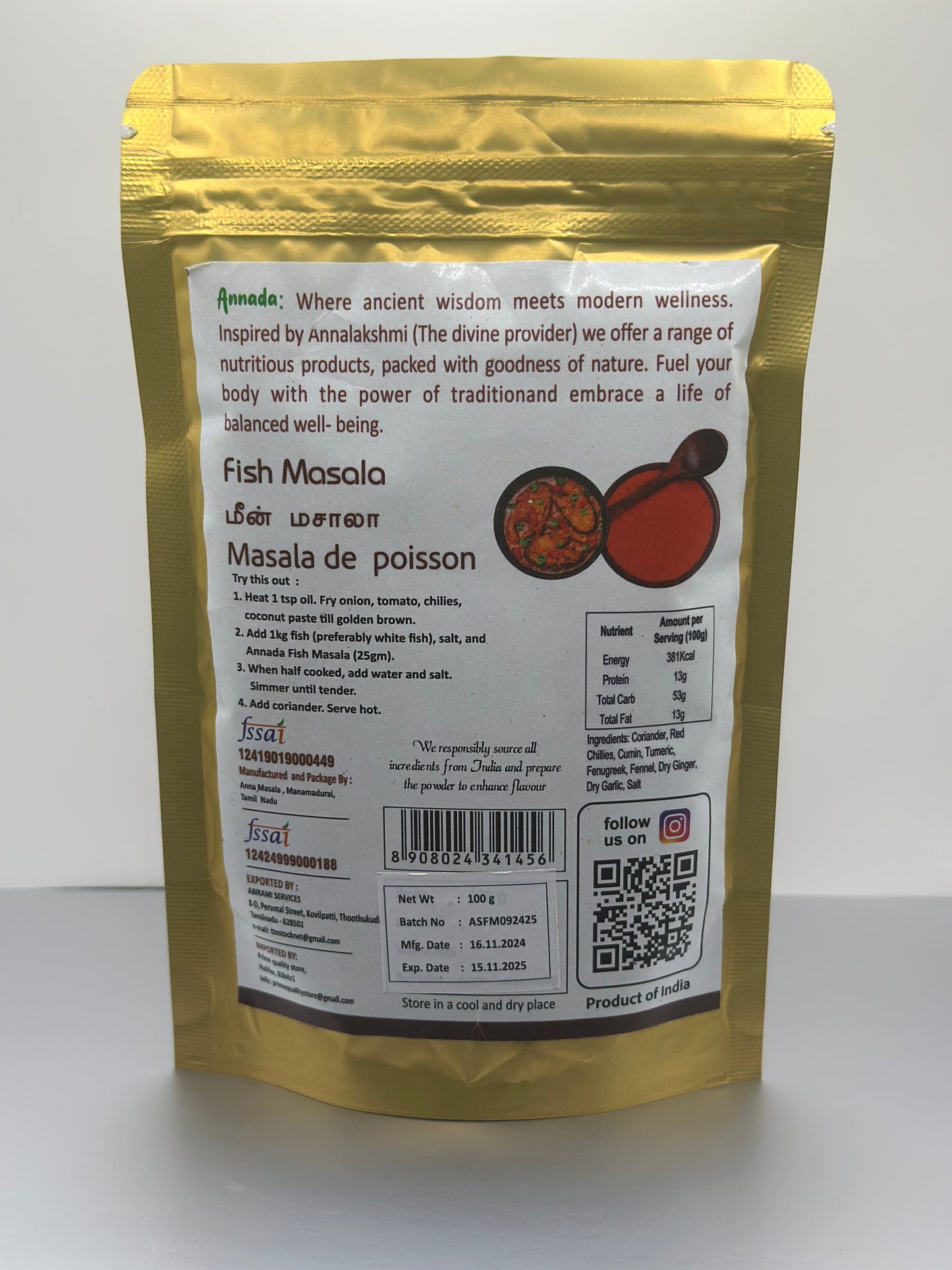 Fish Masala (100g)